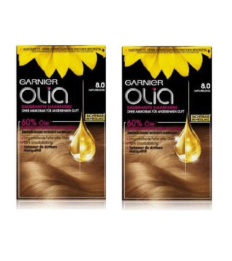 2xPack GARNIER OLIA Permenant Hair Colors - 24 Varities