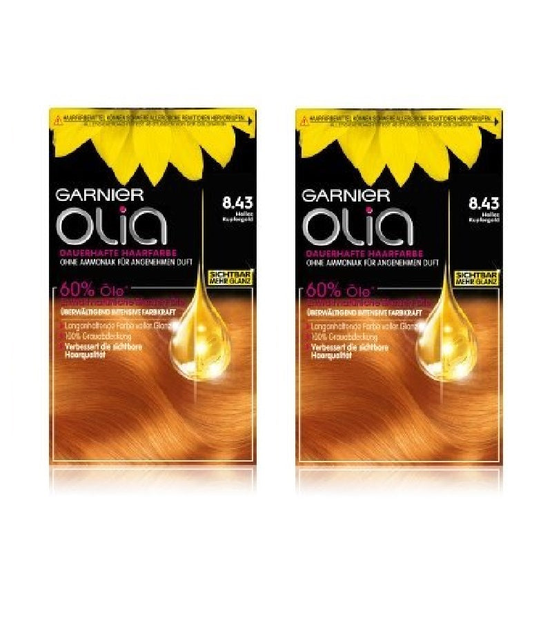 2xPack GARNIER OLIA Permenant Hair Colors - 24 Varities