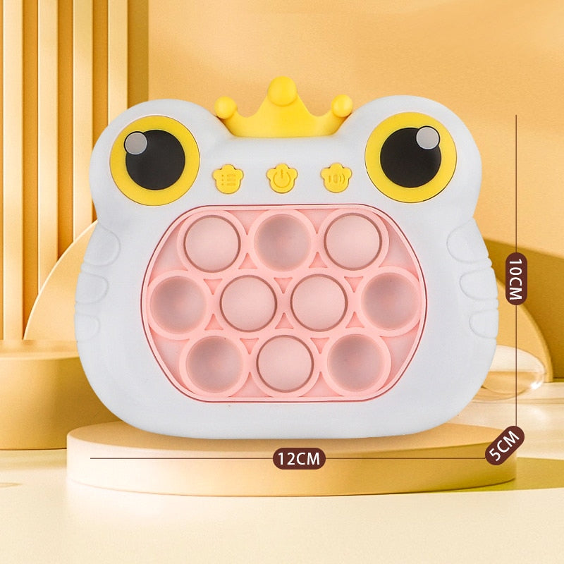 Pop Light Fidget Game Quick Push Bubble Game Handle Toys Boys & Girls Anti-Stress Toys with LED Game Machine Relieve Stress Toys Yuhaohui Store