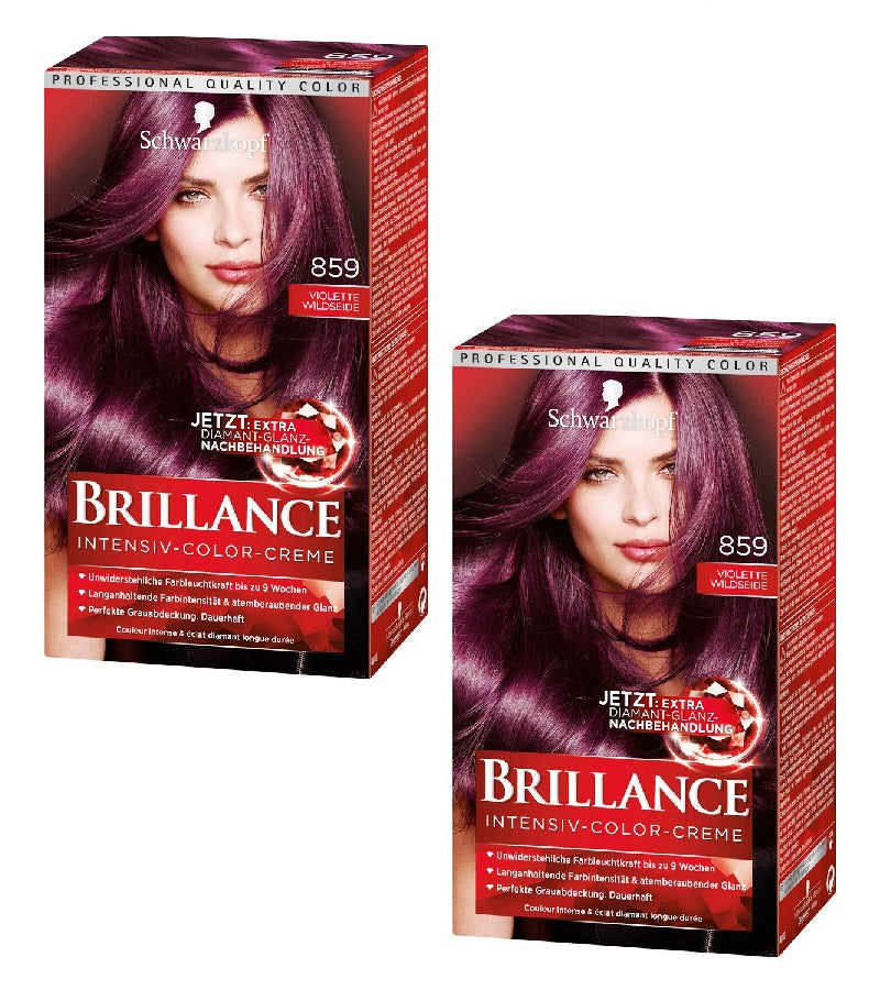 2xPack Schwarzkopf BRILLANCE Intensive Color Cream - 22 Varieties