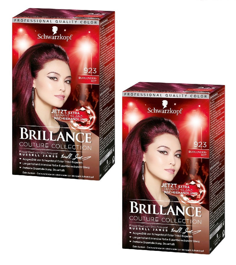 2xPack Schwarzkopf BRILLANCE Intensive Color Cream - 22 Varieties