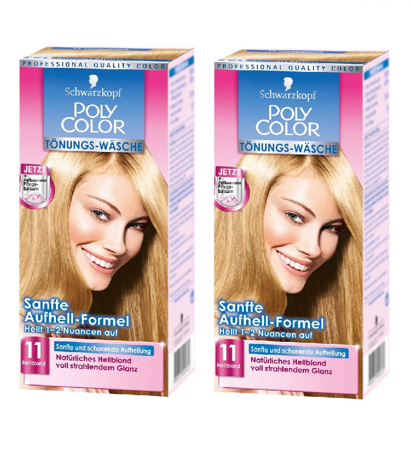 2xPack Schwarzkopf POLY COLOR CREME HAIR COLOR Tints - 8 Varieites