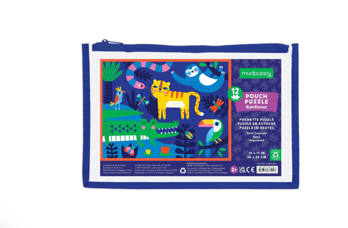 Mudpuppy 12 Piece Pouch Puzzle