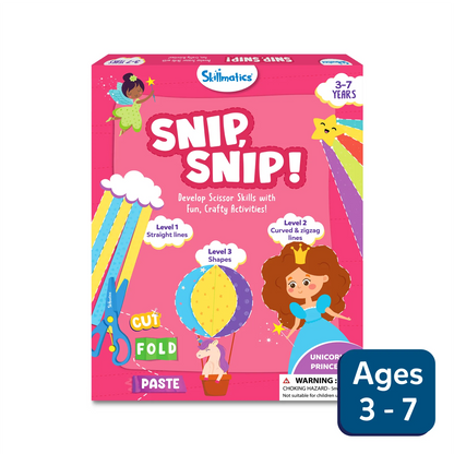 Snip, Snip! Unicorn & Princesses | Art & Craft Activity Kit