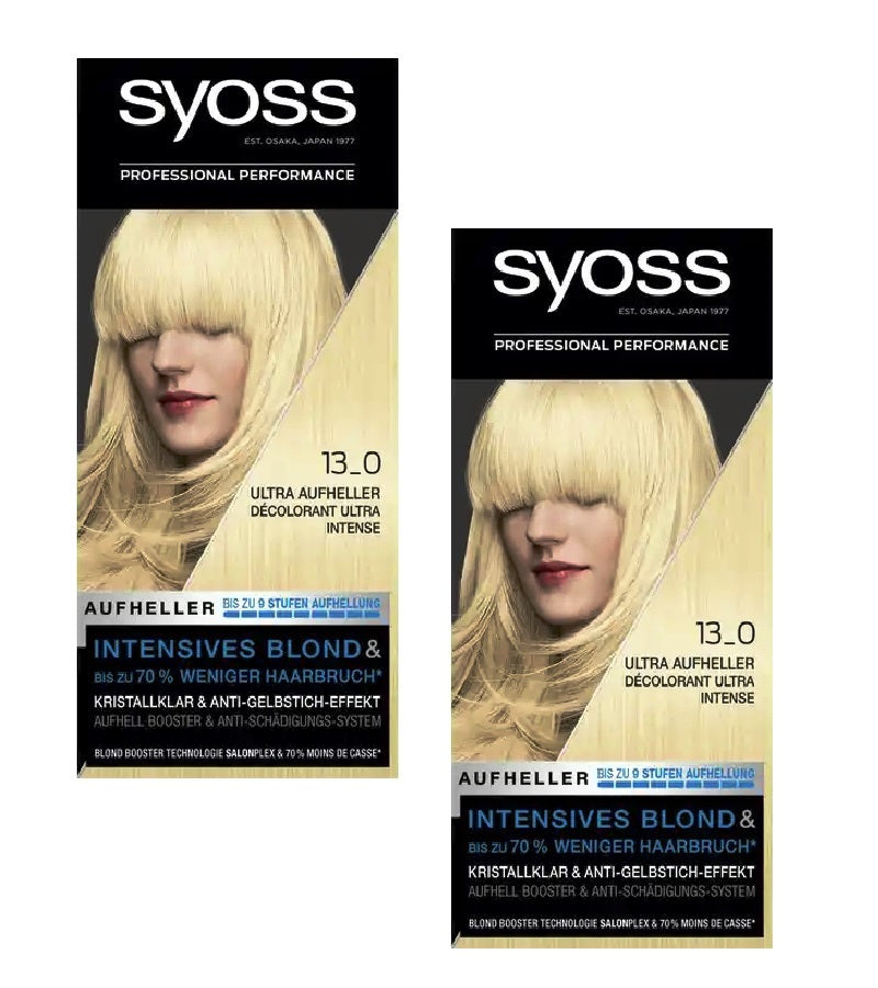 2xPacks Syoss Permanent Coloring Professional Hair Colors - 22 Varieties