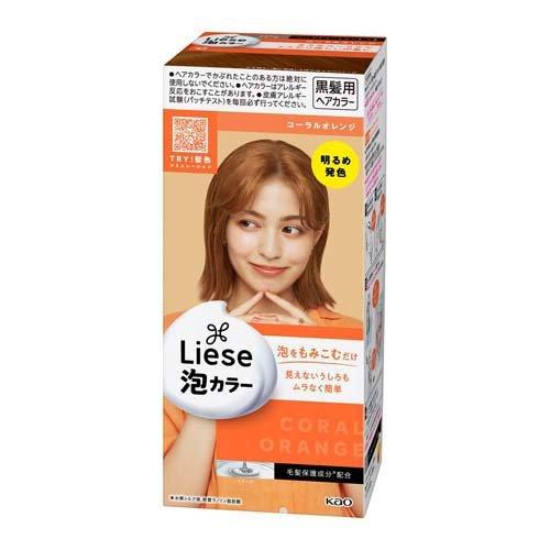 Kao Liese Prettia Bubble Hair Color (Coral Orange)
