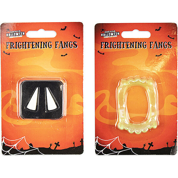 Frightening Fake Fangs in Assorted Designs for Halloween Costumes