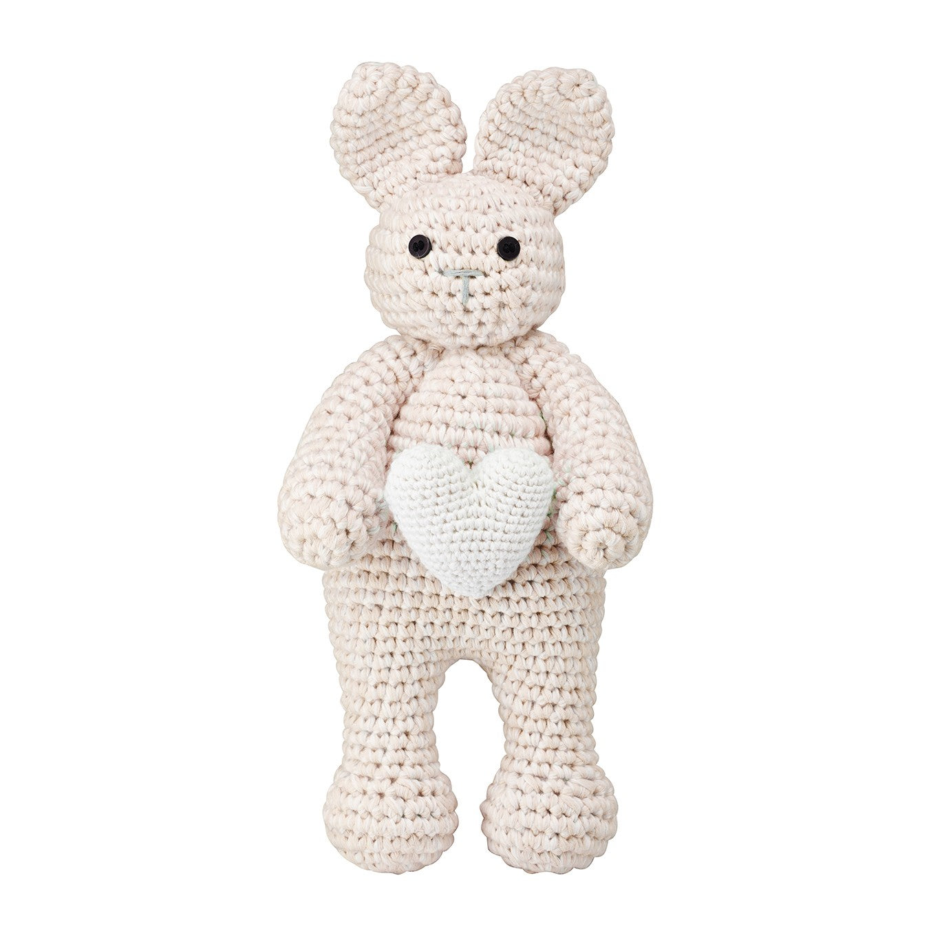 BUNNY FRIEND LOVE EMBROLDERED BEIGE