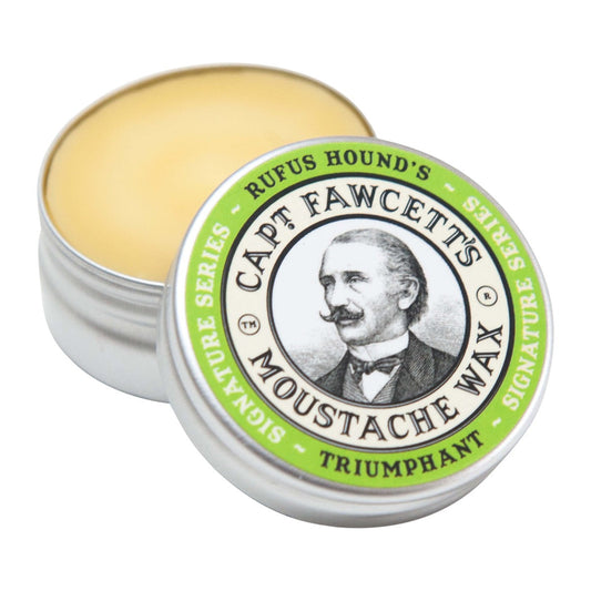 Captain Fawcett's Triumphant Moustache Wax by Rufus Hound, 15ml