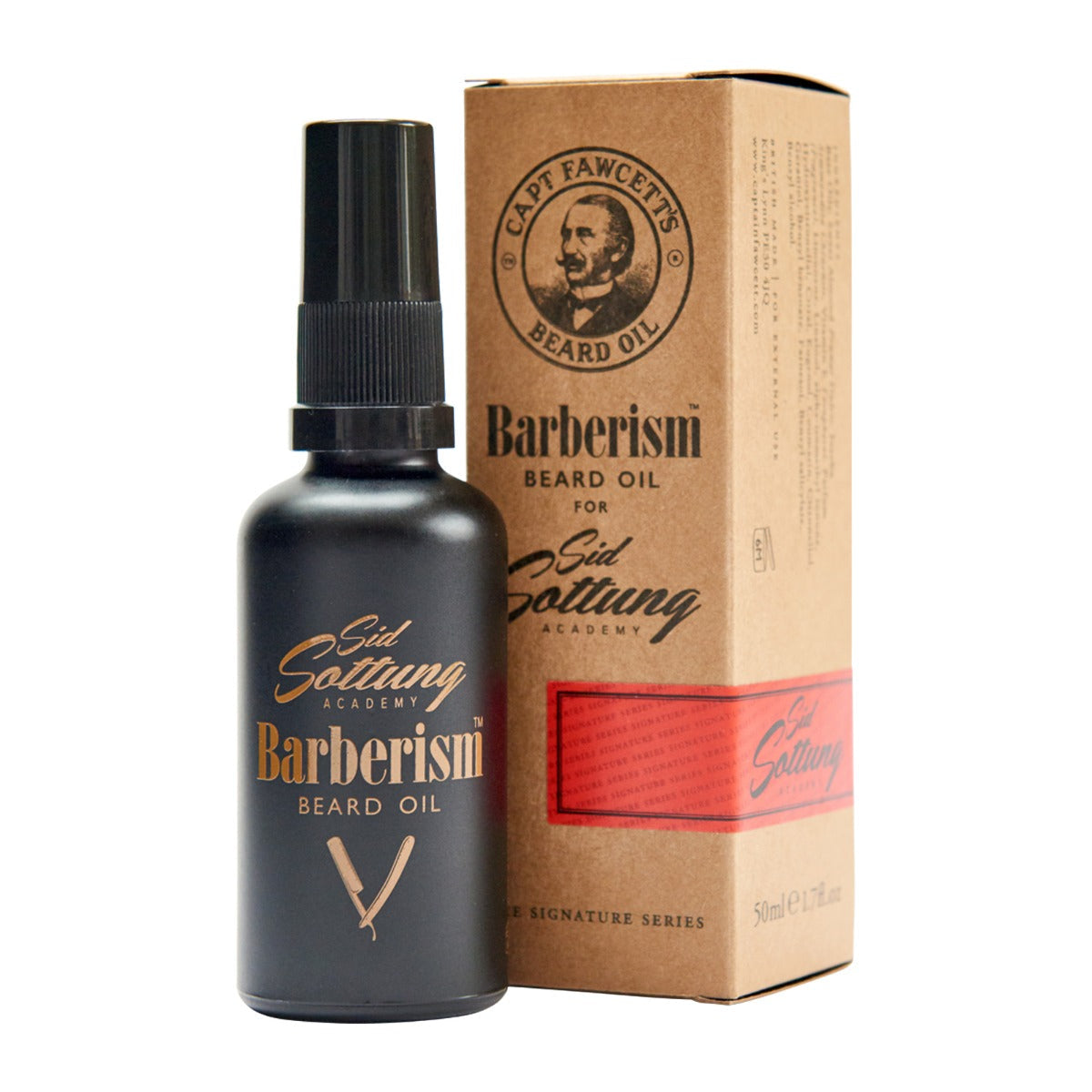 Captain Fawcett's Barberism Beard Oil by Sid Sottung, 50ml
