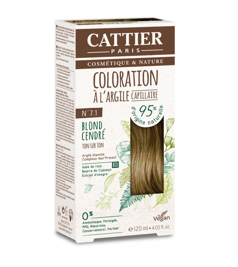Cattier White  Clay Semi-Permanent Hair Color Kit - 20 Shades