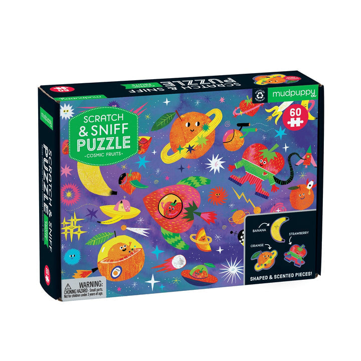 Mudpuppy - Scratch & Sniff Puzzle - Cosmic Fruits