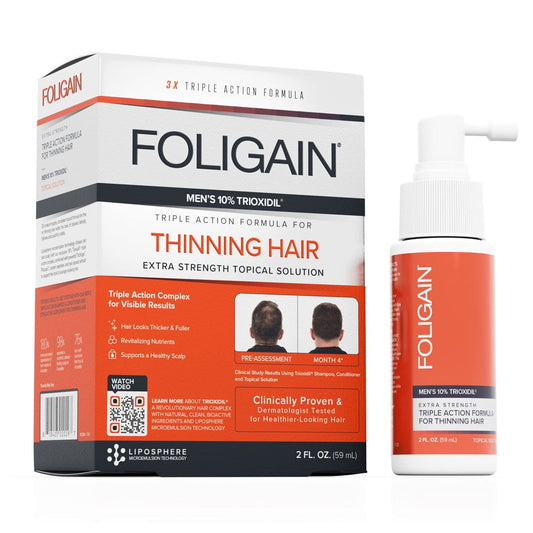 Foligain Men's Intensive Treatment for Thinning Hair with 10% Trioxidil (59ml)