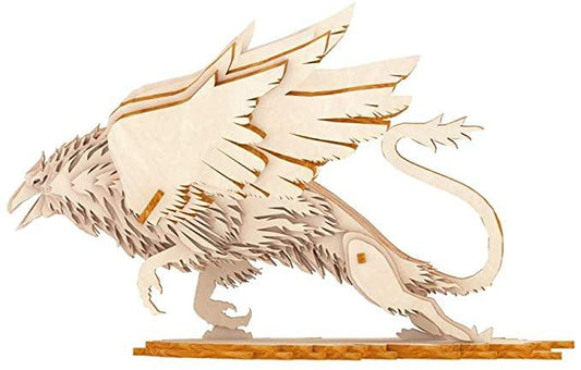 Natural Wood 3D Puzzle Griffin Craft Building Set