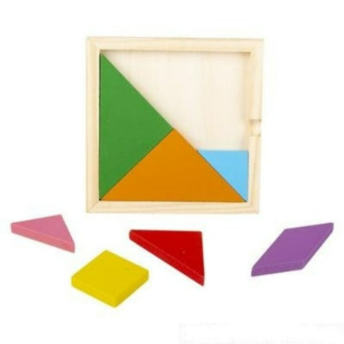 4.5" Wooden Tangram