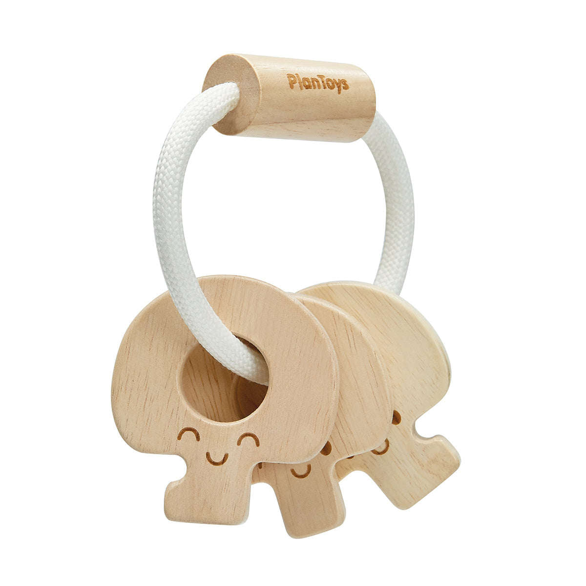 PlanToys Baby Key Rattle Natural