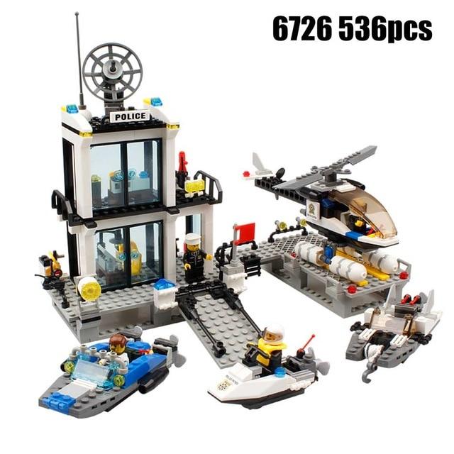 Building Blocks City Police Station 536 Pieces