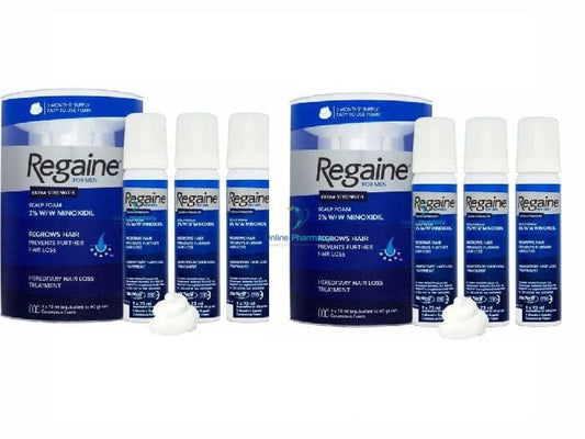 Regaine (minoxidil) 5% Foam For Men - 6 Month Supply