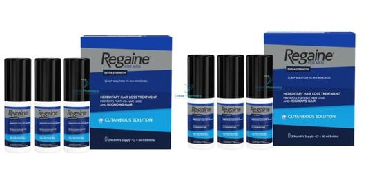 Regaine (minoxidil) 5% Solution For Men (6 Month Supply) - 6 x 60ml Pack