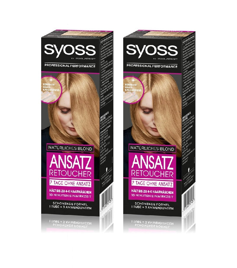 2xPack Syoss Ansatz 7 Days Roots Retoucher - 3 Varieties - 120 ml