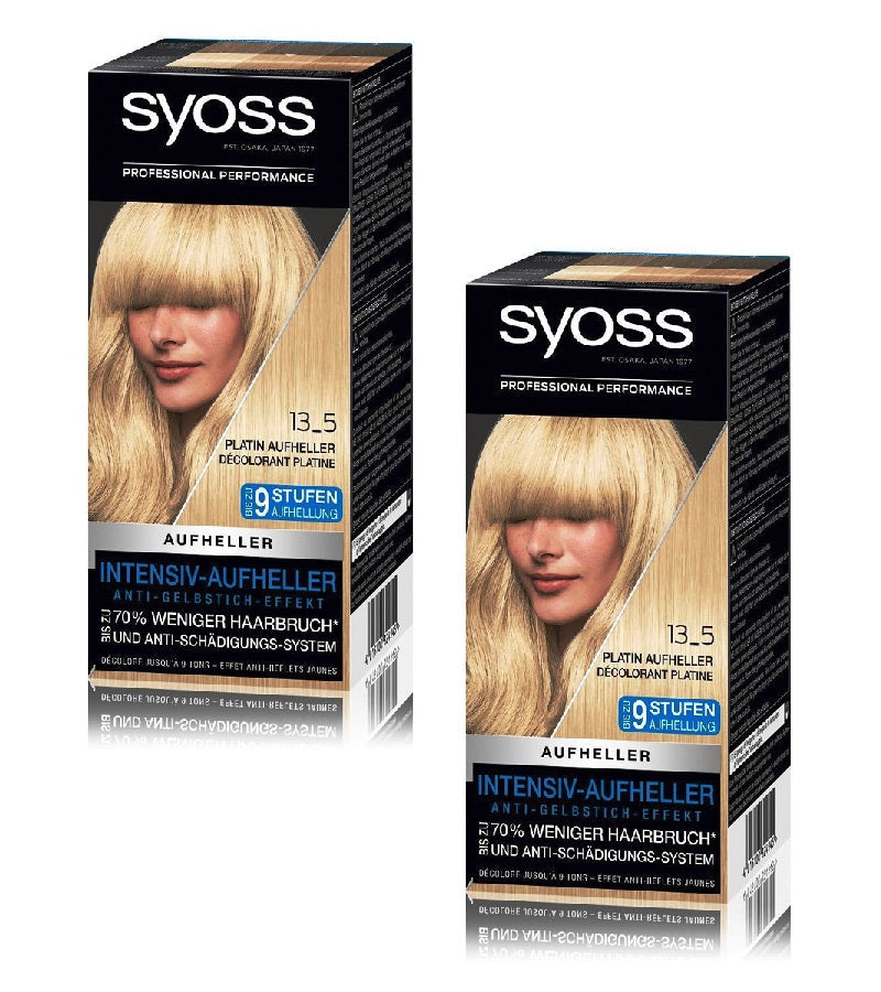 2xPacks Syoss Permanent Coloring Professional Hair Colors - 22 Varieties