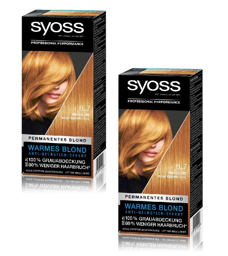 2xPacks Syoss Permanent Coloring Professional Hair Colors - 22 Varieties